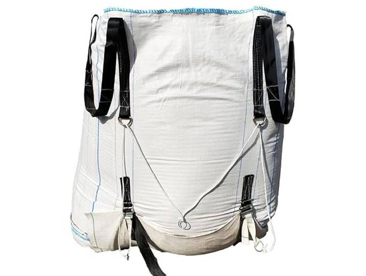 Wiederverwendbarer Big Bag 1m³ Extra starke Schlaufen komplette Bodenöffnung 90x90x110cm 10 Stück
