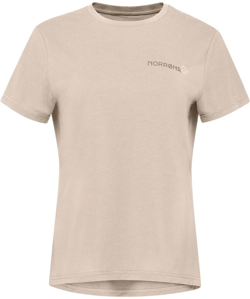 Norrona  - Femund Tech T Shirt W Oatmeal - M - Tee-shirt de rando