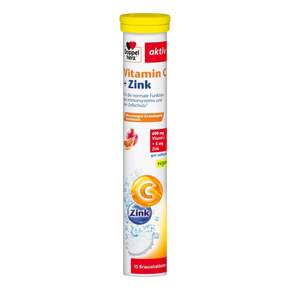 Queisser Pharma GmbH & Co. KG Doppelherz Vitamin C+zink Brausetabletten 06571703