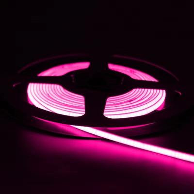 Inspired Finds LumiFlex 12V COB LED Strip Lights Ultra Slim 2.7mm High Brightness Multi Color Tape For Room & Decorative Lighting pink 1m 12v