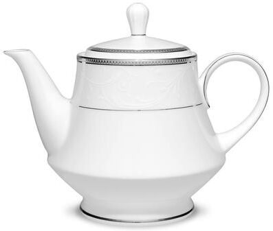 Noritake Regina Platinum Tea Pot, 38 oz.