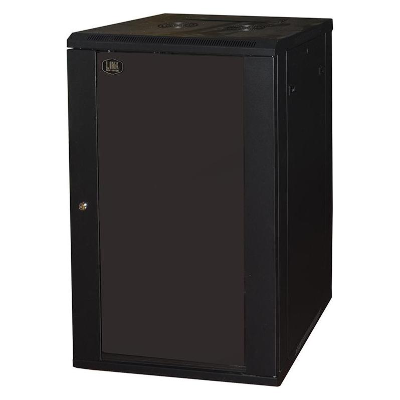 Link Zubehör LK1920UN Rack 20U Wandmontiert Schwarz (20 HE, 19 Zoll Rack) (LK1920UN)