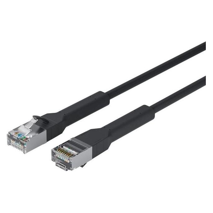 Lanview Network Cable CAT6A U/FTP (U/FTP, CAT6a, 2 m) (LV-6AFTP-FLEX-ANG-02B-S)