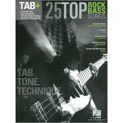 25 Top Rock Bass Songs: Tab. Tone. Technique., Fachbücher von Hal Leonard Publishing Corporation