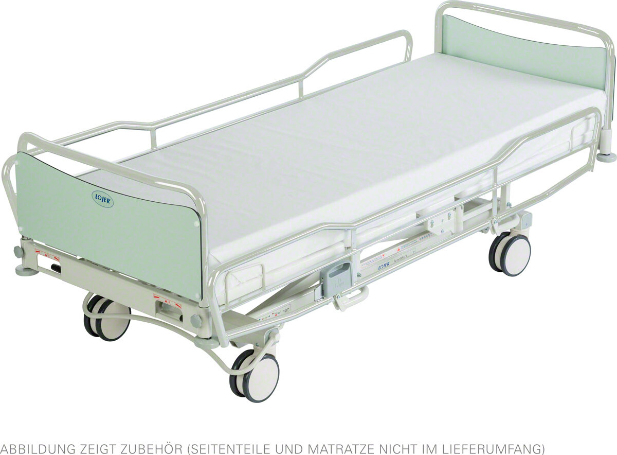 Lojer Krankenhausbett ScanAfia XS 480, Trendelenburg, RAL9010