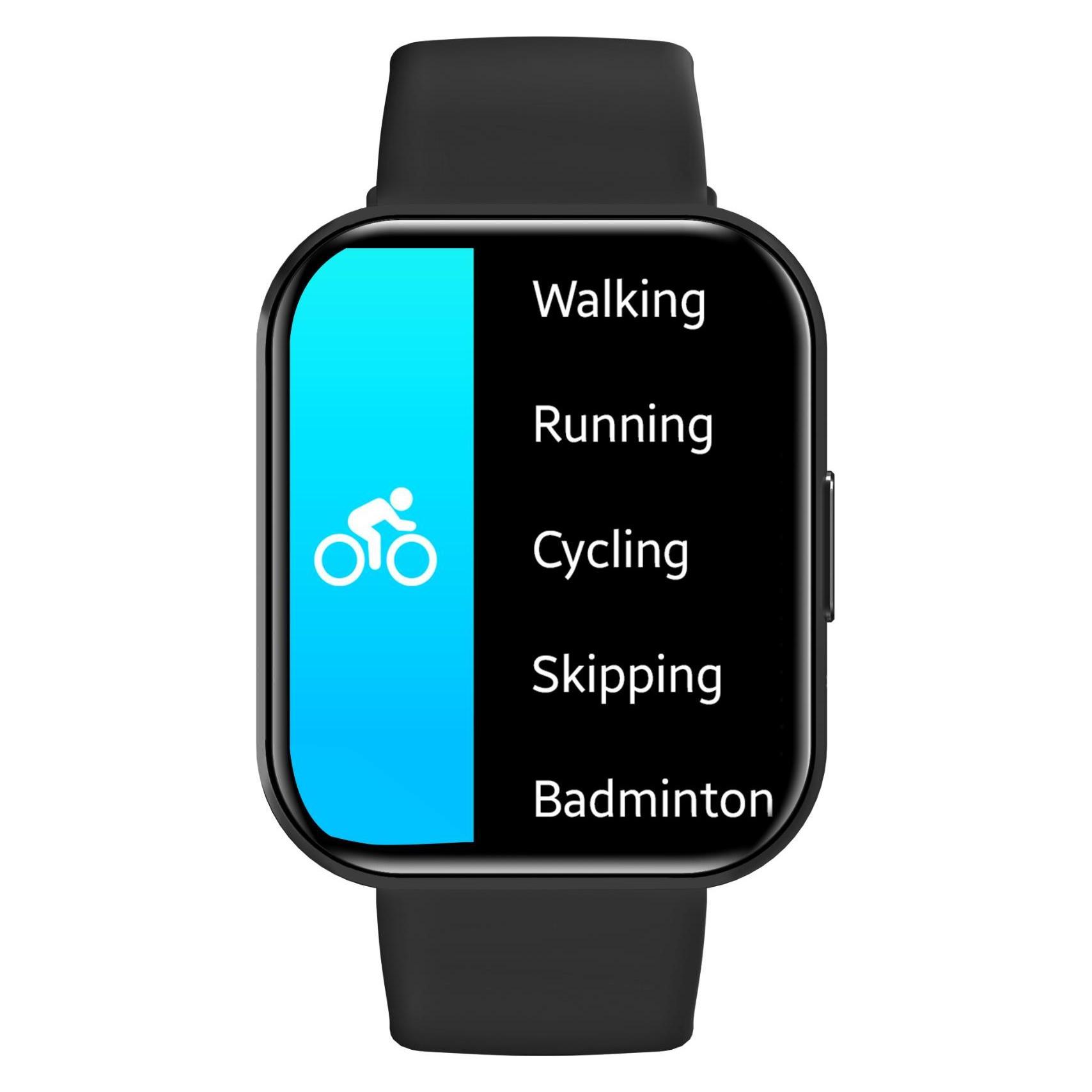 Celly TrainerWatch2 1.81' Ruft Benachrichtigungen Sport (ohne SIM) (TRAINERWATCH2BK)