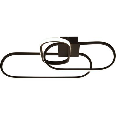 SEARCHLIGHT LED Deckenleuchte "Deckenleuchte Clip, 1-flammig", schwarz, 1, H: 18cm, 1 Stk., Leuchten, Minimalistisches Ambiente, LED Deckenleuchte