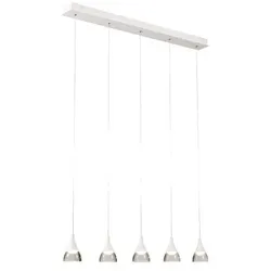 Azzardo AZ2848 LED Hängeleuchte Dalmatia 5 5x6W | 2500L | 3000K | IP20 - weiß
