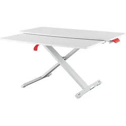 Leitz Ergo Cosy Sitz-/Steh-Schreibtischaufsatz, Monitor Erhöhung, Grau