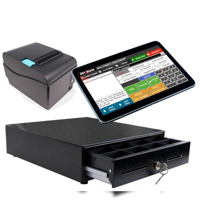 Blitzkasse 8" Kassensystem für Einzelhandel: Kiosk, Imbiss, Laden / Terminal, Bondrucker, Geldlade