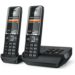 Gigaset Comfort 550A Duo (DE-Version), Telefon, Schwarz
