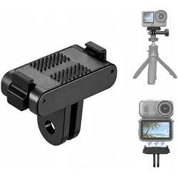 Puluz Magnetische Schnellwechselhalterung – GoPro-kompatibel – Für DJI Osmo Action 6 Nano PU1079B, Action Cam Zubehör, Schwarz
