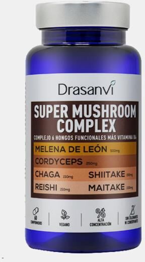 DRASANVI SUPER MUSHROOM COMPLEX 60 COMPRIMIDOS