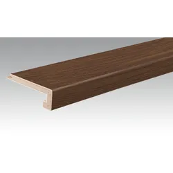 MEISTER Treppenkante Parkett U-Profil 2150 x 13 mm 9009 Nussbaum amerikanisch lebhaft ultramattlackiert