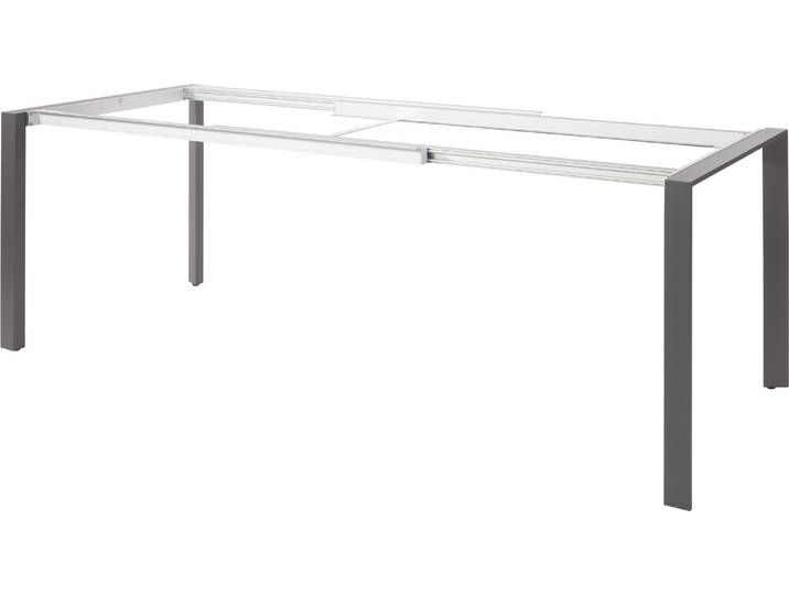 Ellems Stettin Ausziehtisch-Gestell Graphit 150/210 x 90 cm