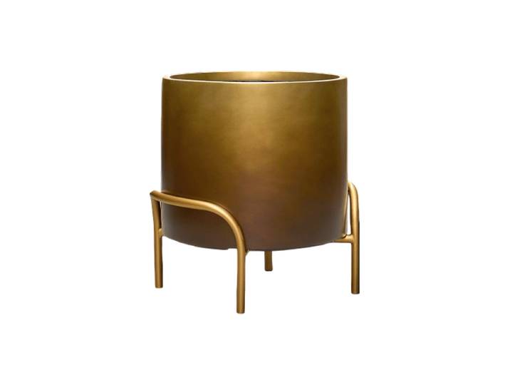 Hochwertiger Blumentopf „Gradient Elevated“, verschiedene Grössen Honey matt Baq Design