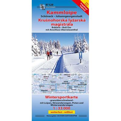 Kammloipe Schöneck-Johanngeorgenstadt / Krusnohorska lyzarska magistrala, Sonstige von , Sachsen Kartographie, 978-3-86843-129-2