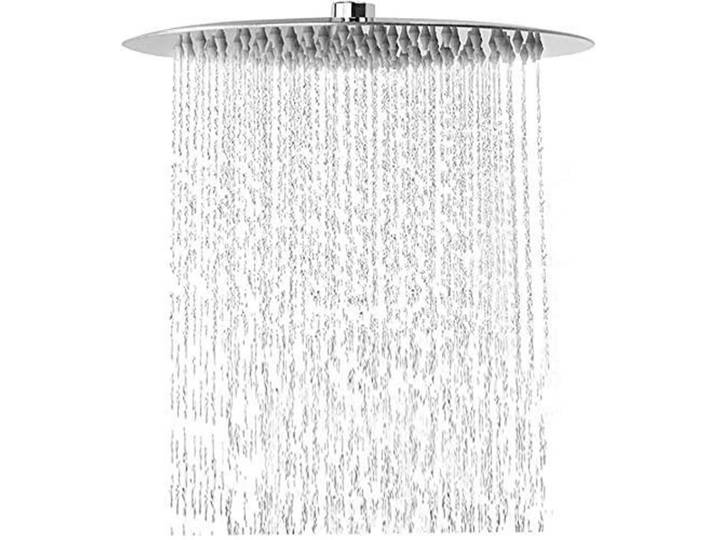 Regendusche 25cm Edelstahl Rund, Brausekopf Quadratisch Chrom, Hochdruck, Selbstreinigend