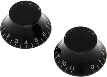 Allparts Bell Knobs to 11 Black Schwarz