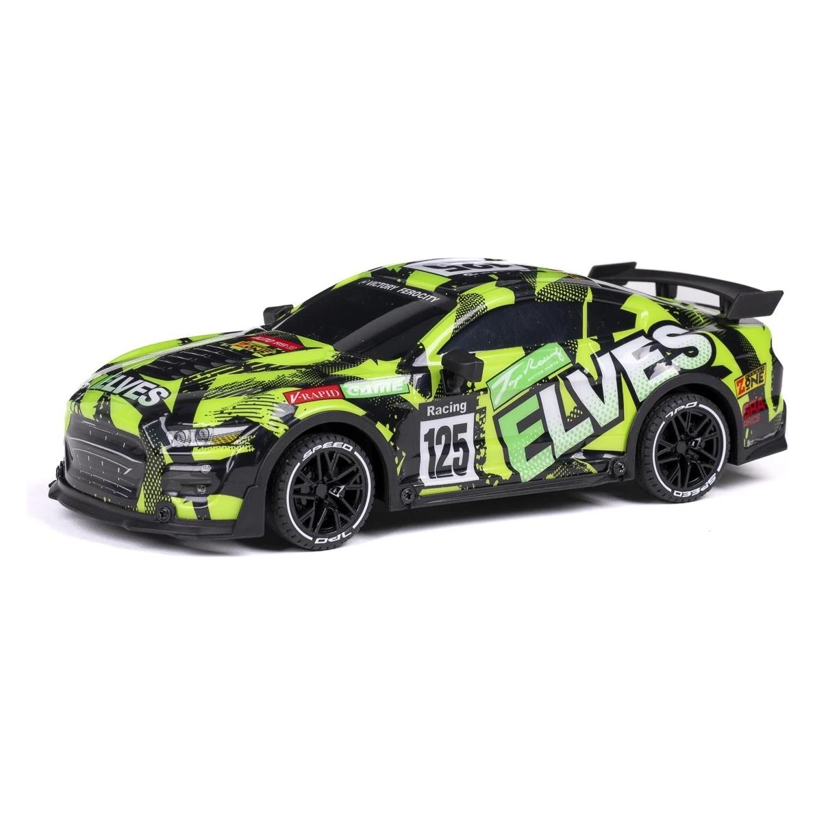 Tec-Toy Elves R/C 1:18 2,4GHz w/light & Try Me - green (471268) (471268)