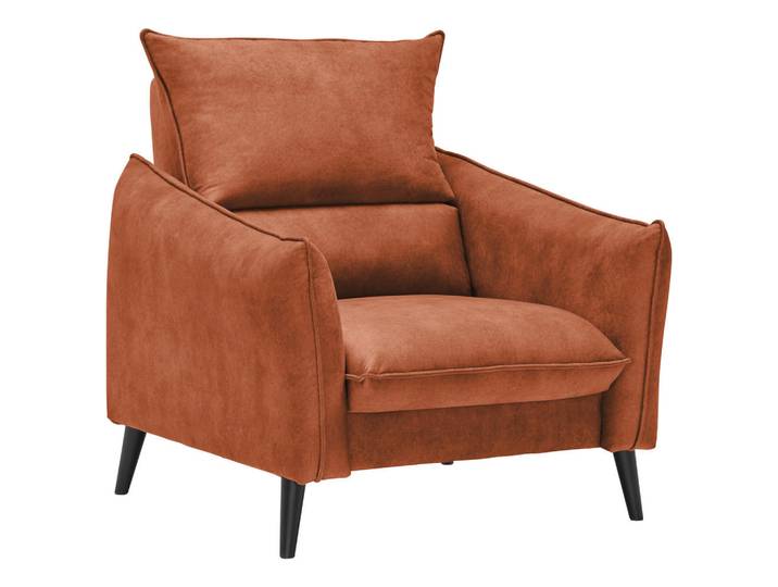 Carryhome Sessel, Rost, Holz, Kiefer, massiv, Füllung: Silikon, 96x98x100 cm, Stoffauswahl, Wohnzimmer, Sessel, Sonstige Sessel