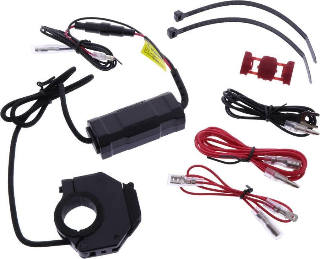 Daytona Slim USB Type-C oplader voor stuurpen diameter 22,2/25,4 mm