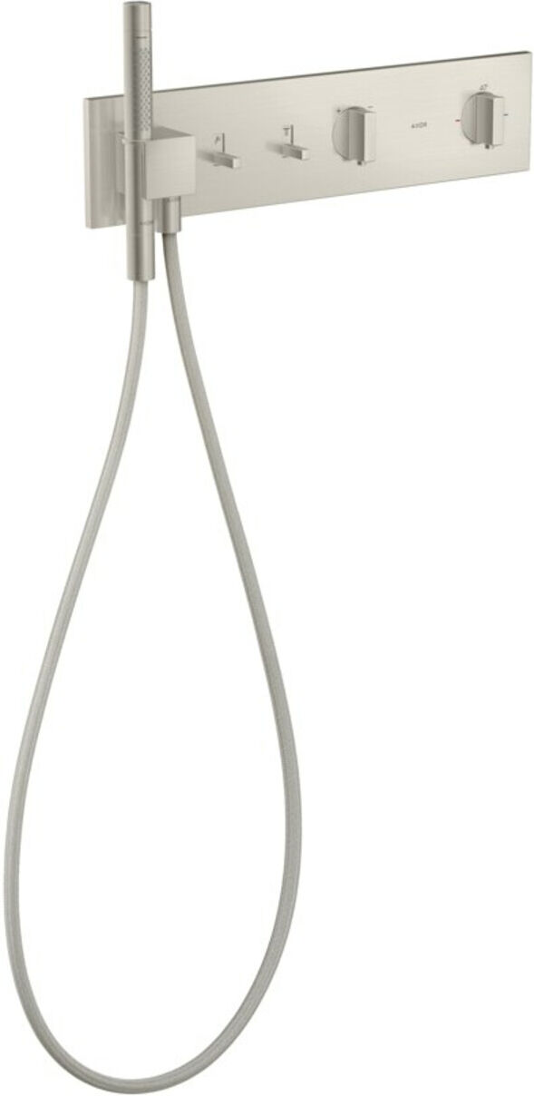 Hansgrohe Fertigset ShowerComposition UP-THM, 2 Verbraucher, Edelstahl-Optik (12571800)