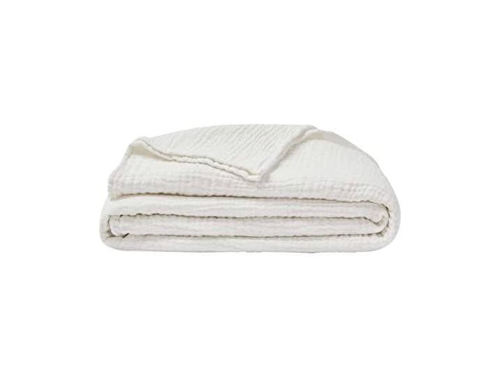 ESSIX Couvre lit uni en Gaze de Coton\, Jazzy