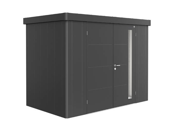 Biohort Gerätehaus Neo 1C Doppeltüre Dunkelgrau