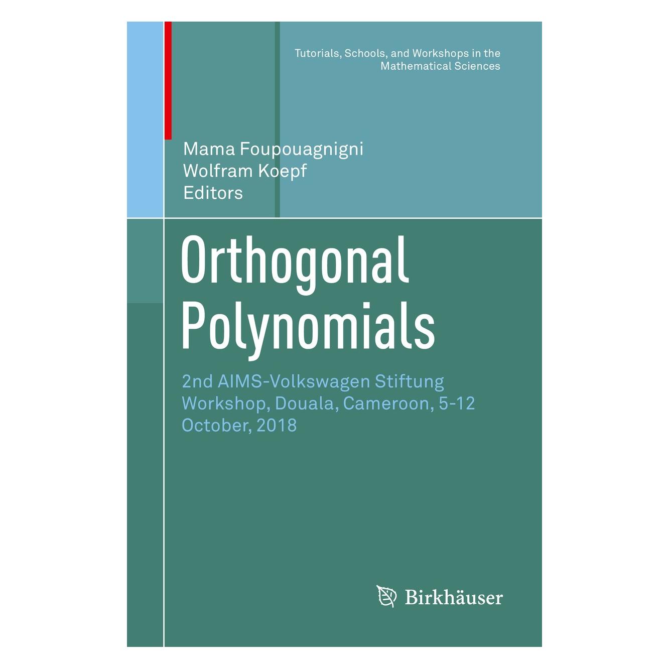 Springer Orthogonal Polynomials (9783030367435)