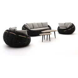 Apple Bee Cocoon/ROUGH-K Sessel-Sofa Lounge-Set 5-teilig