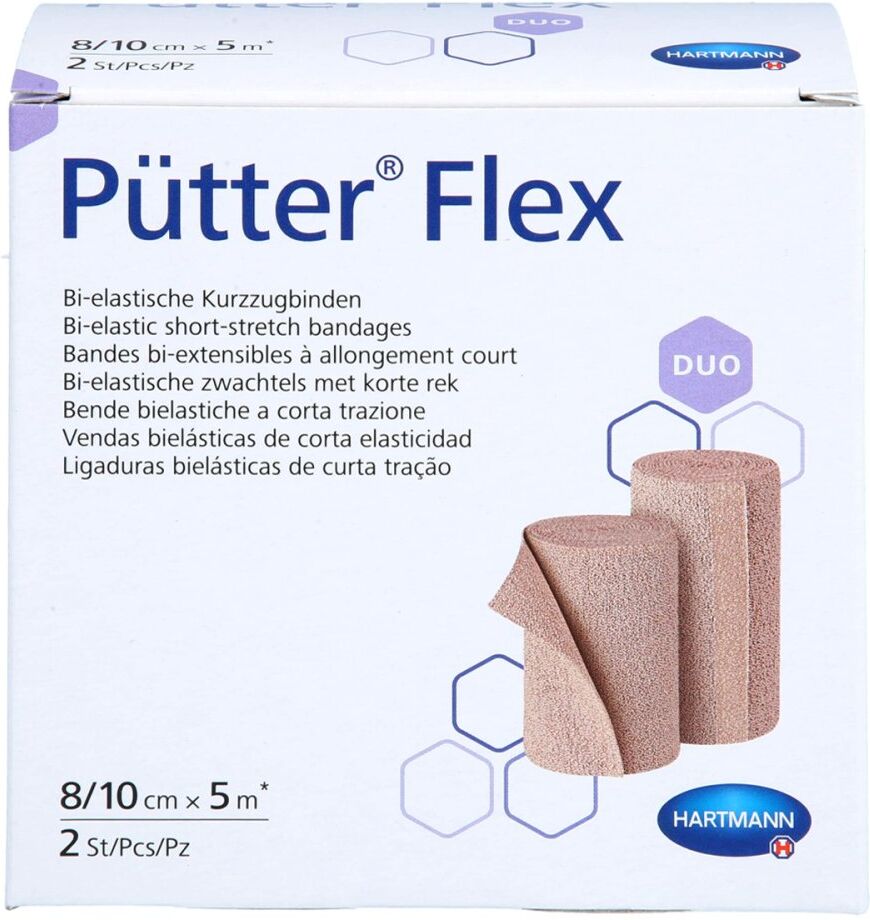 Pütter Flex Duo Binde 8/10 Cmx5 M 2stk