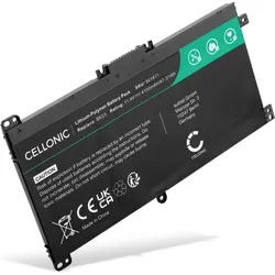 Cellonic Akku für HP Pavilion x360 14-BA (4150 mAh), Notebook Akku, Schwarz