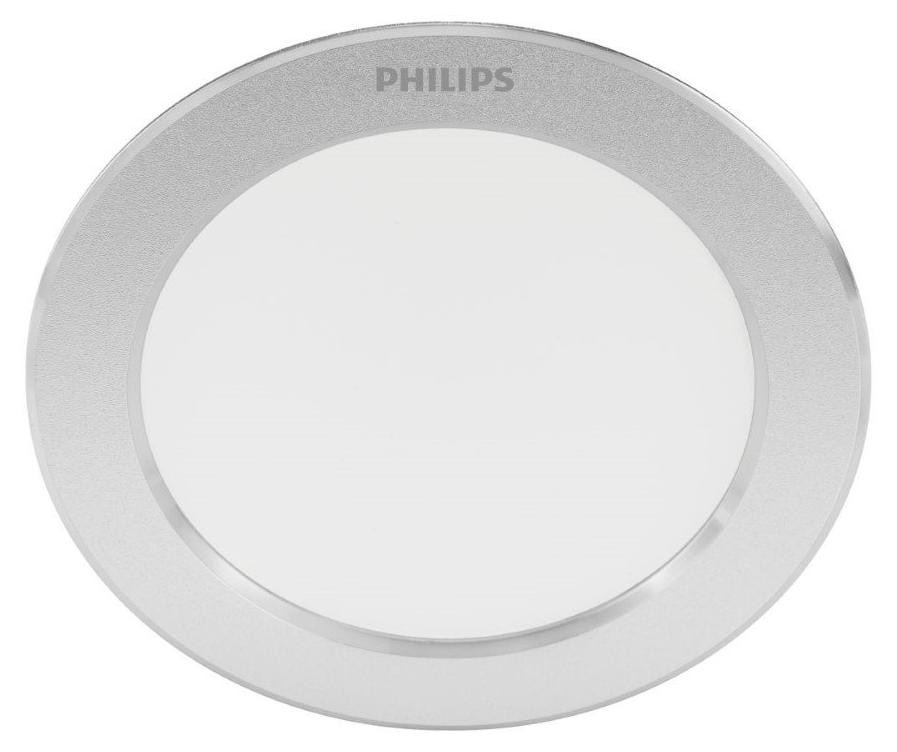 Philips Led inbouwspot Diamond rond metaalgrijs