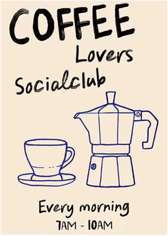 Inspire Picks Coffee Diver Canvas Wall Art Trendy Coffee Lover Kitchen Poster Print 6 40x50cm Unframed