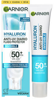 Garnier Hyaluron Anti-UV Fluido Protector Invisible FPS50+ 40 ml
