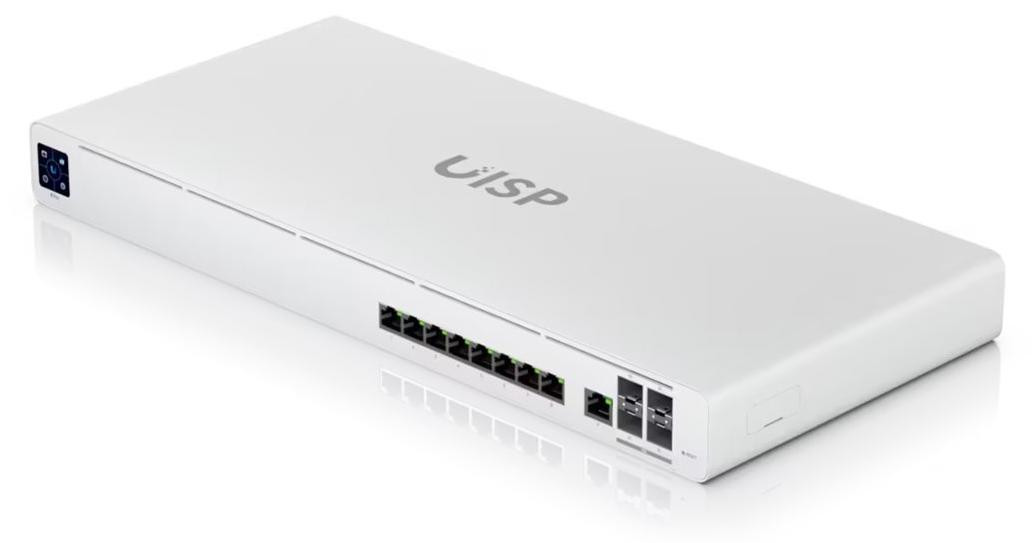 Ubiquiti UISP-R-Pro Router met Ethernet WAN en Gigabit Ethernet in roestvrij staal