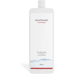 lensnfriends KombipflegeAZ Universallösung - All in one Lösung zur Reinigung und Desinfektion (240ml) früher COOL