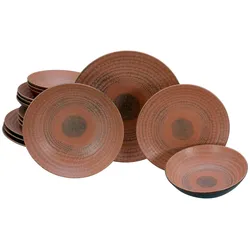 creaTable Tellerset 16-tlg NEAPEL - B/H/T ca. 42.00x39.00x36.00