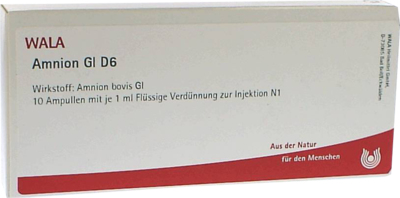 WALA Heilmittel GmbH AMNION GL D 6 Ampullen 10X1 ml 03359204