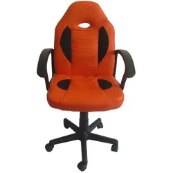 HTI-Living, Bürostuhl, Schreibtischstuhl höhenverstellbar Daytona Junior Orange (42 - 54 cm)