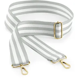 BagBase Taschengurt 'Boutique' Umhängetasche BG765 light grey/white 127 x 5 cm