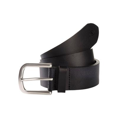 Synthetikgürtel TOM TAILOR "TTMARIO", Jungen, Gr. 65, schwarz, Rindsleder, unifarben, Basic, Gürtel, 4 cm breiter Kinder Gürtel, Jungs