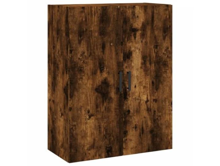 Helloshop26 Wandschrank, praktisches Design, 69,5 x 34 x 90 cm, aus Holz, Eiche rauchfarben, 02_0048589