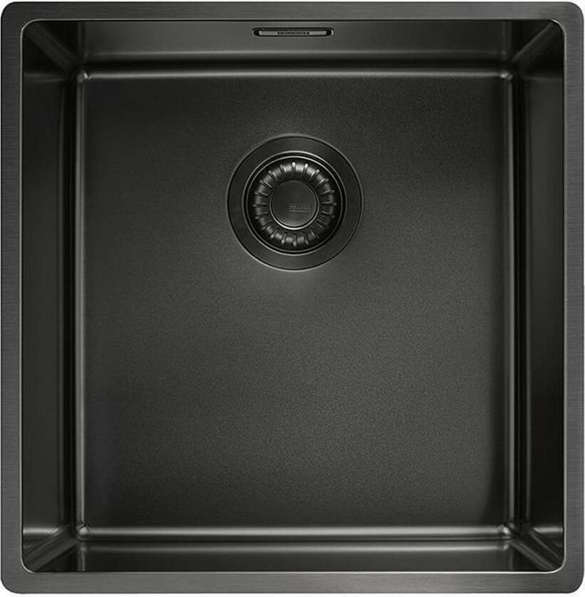 Franke Einbaubecken Mythos Masterpiece BXM 210 / 110-40 Edelstahl PVD Anthracite, Druckknopfventil