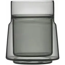 Jacob Jensen Trinkglas Doppelwandgläser Medium 210 ml, 1 Stück, Schwarz, Trinkgläser, Schwarz