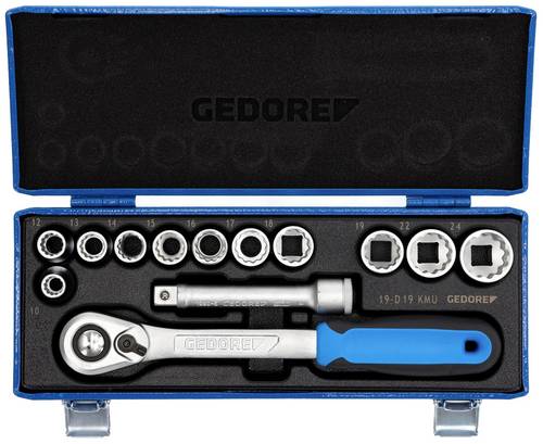 Gedore Steckschlüsseleinsatz metrisch 1/2" (12.5 mm) 13teilig 2545829