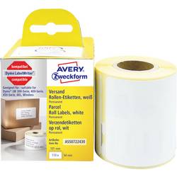 Avery-Zweckform Etiketten Rolle 101 x 54 mm Papier Weiß 110 St. Permanent haftend Versand-Etiketten ASS0722430