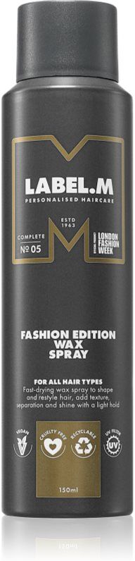 label.m Fashion Edition Wax Spray cire pour cheveux en spray 150 ml