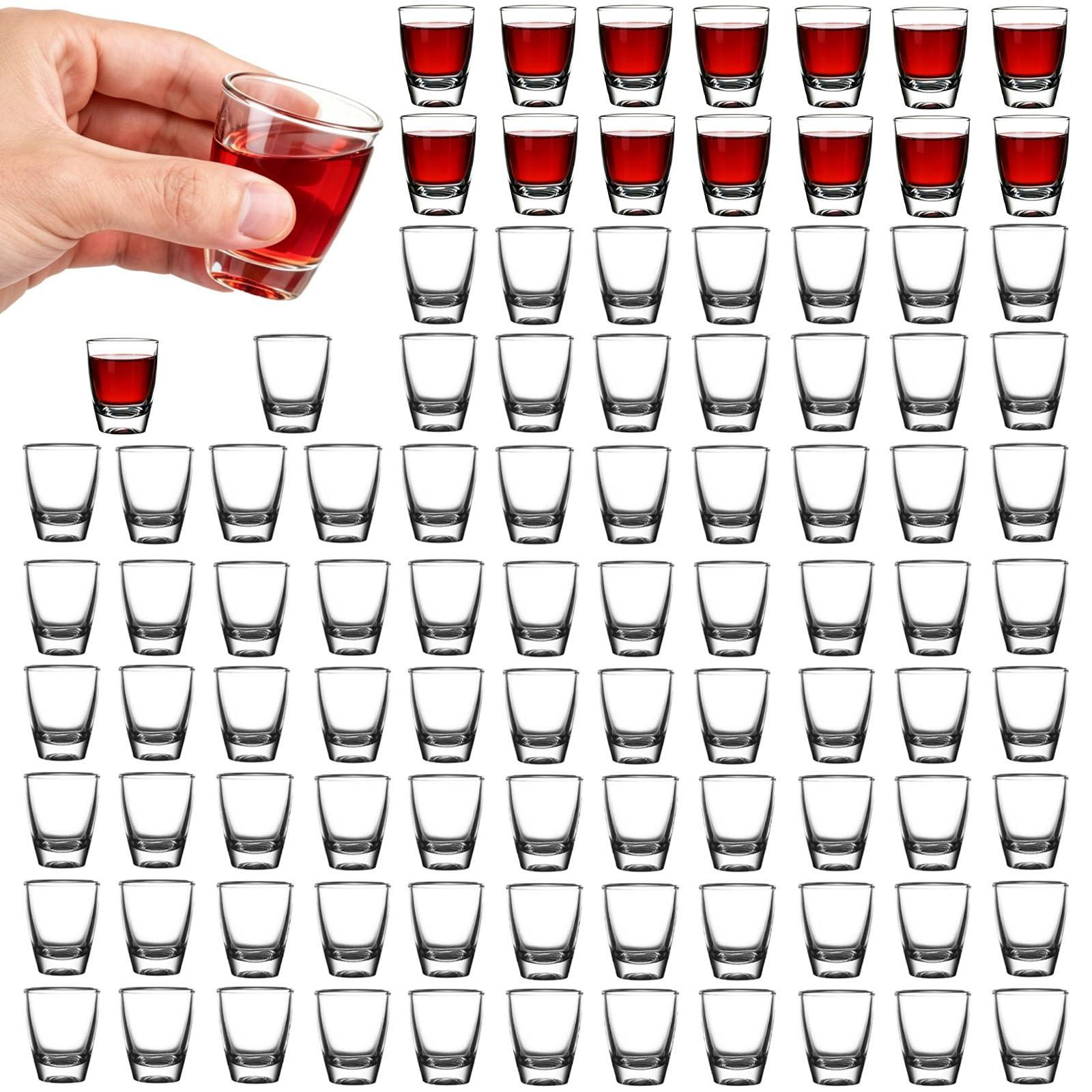 Lustrens Set van 12 Eiervormige Shotglazen van 35ml